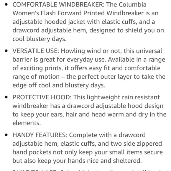 Columbia Windbreaker - Picture 3 of 14